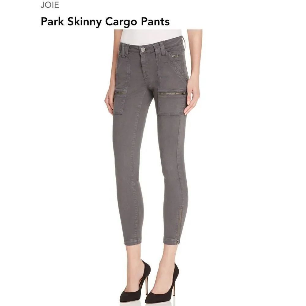 Joie 25 Women's Park Skinny Pants Storm blue grey